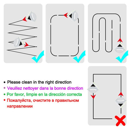 Magnetic Glass Brush