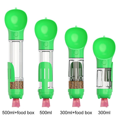 4 In 1 Pet Bottle - Nova Gadget Store Green / 300ml with food box