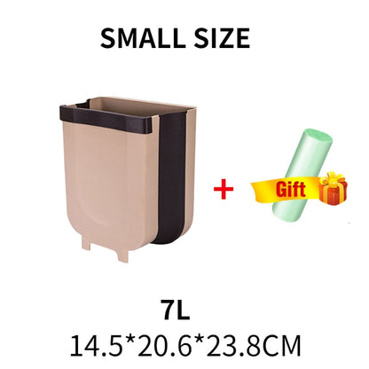 Foldable kitchen Trash Can