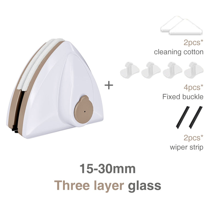 Magnetic Window Cleaner - Nova Gadget Store Three layer glass