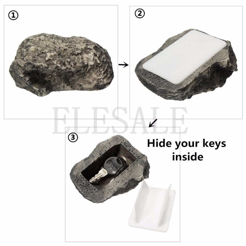 Garden Rock Hide Storage