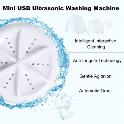 Mini Ultrasonic Washing Machine