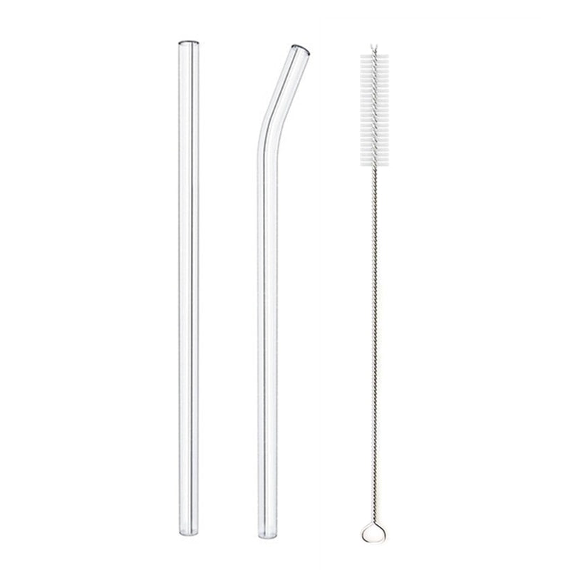 Glass Straws - Nova Gadget Store 8pcs Straight