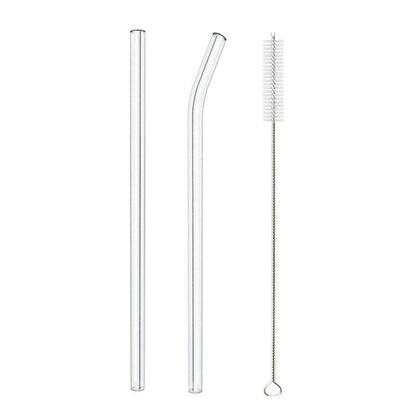 Glass Straws - Nova Gadget Store 8pcs Straight