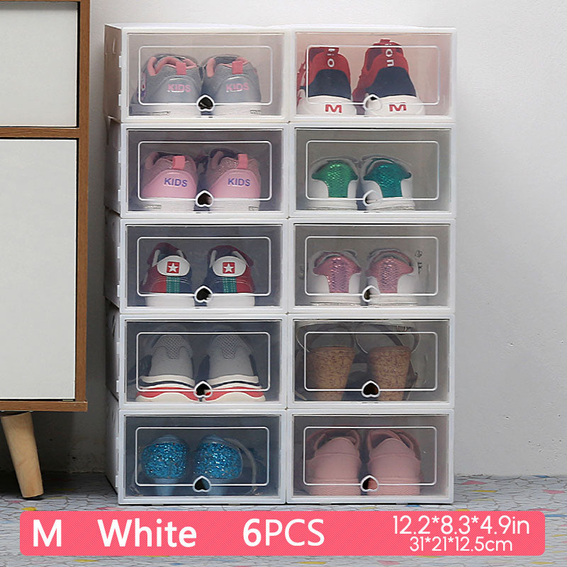 Transparent Shoe Box Shoes Organizer