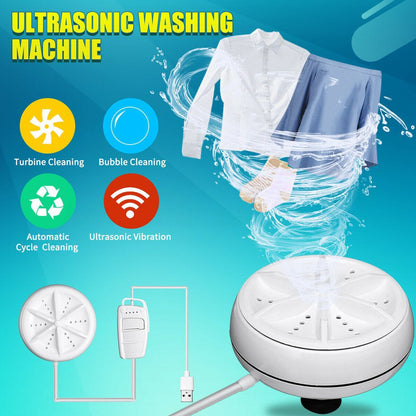 Mini Ultrasonic Washing Machine - Nova Gadget Store Default Title