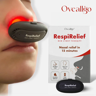 Oveallgo™ RespiRelief Red Light Nasal Therapy Instrument