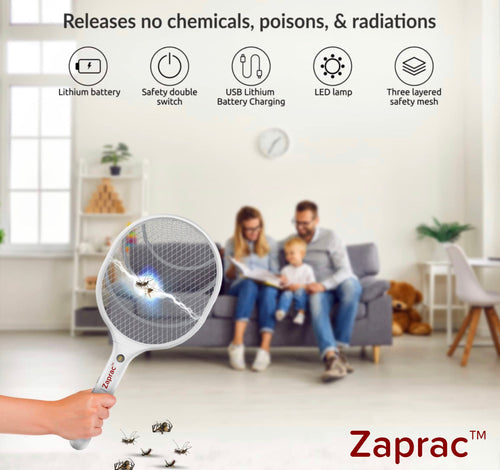 ZapRac™ - Lámpara/repelente de mosquitos eléctrico 5 en 1 (recargable) 