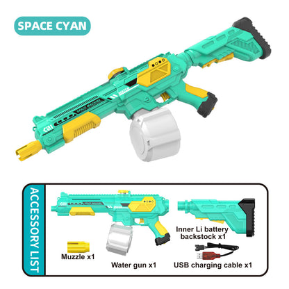 M416 hand self integrated electric water gun large continuous outdoor water play large capacity toy water gun