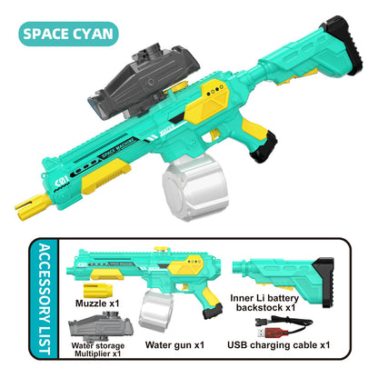 M416 hand self integrated electric water gun large continuous outdoor water play large capacity toy water gun