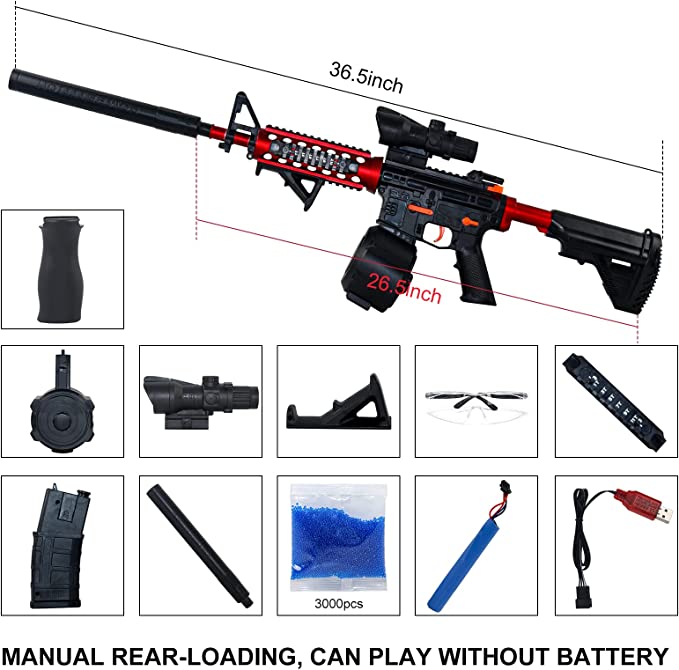 Lanzador de bolas de salpicaduras eléctrico M4a1 