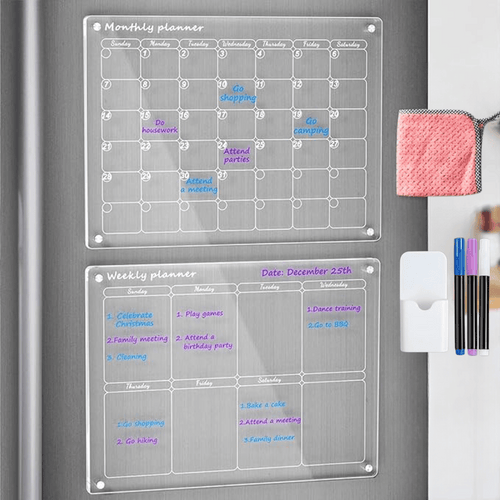 MemoMate™ – Magnetic Acrylic Calendar & Planner