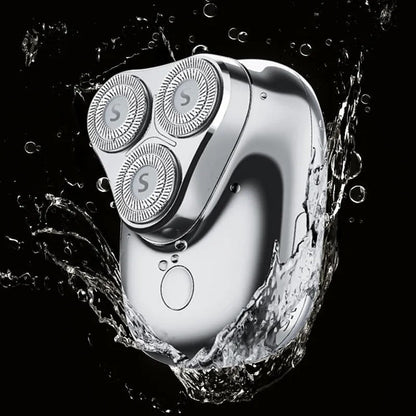 Mini Electric Shaver with 3 Blade Heads, Painless Pocket Razor