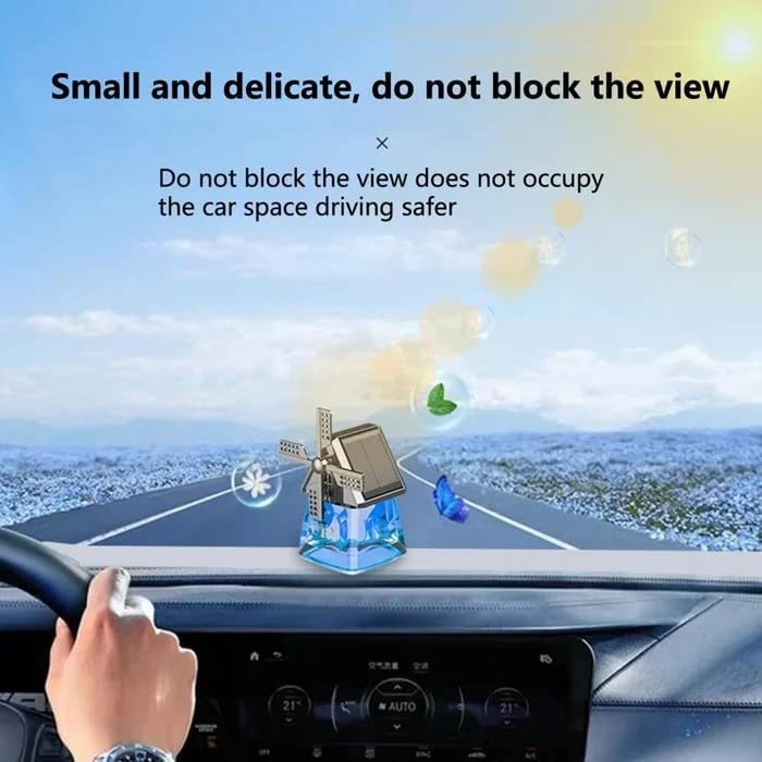 Auto Windmill Solar Car Perfume Car Aromatherapy Car Air Freshener