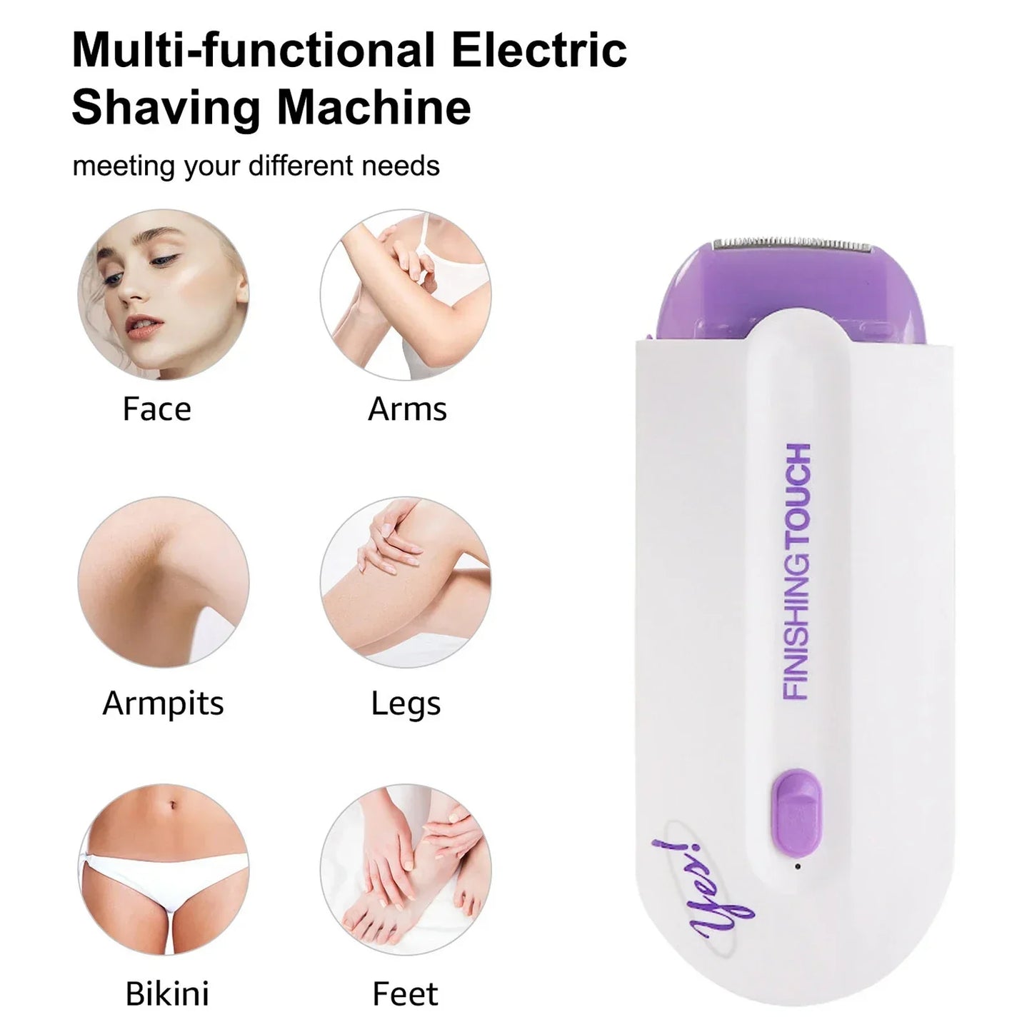 Laser Hair Removal Shaver Electric Hair Remover Instrument