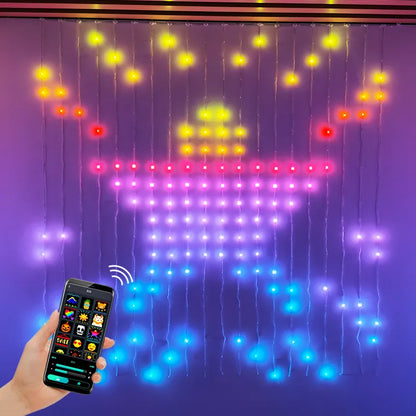 Smart LED Curtain String Lights