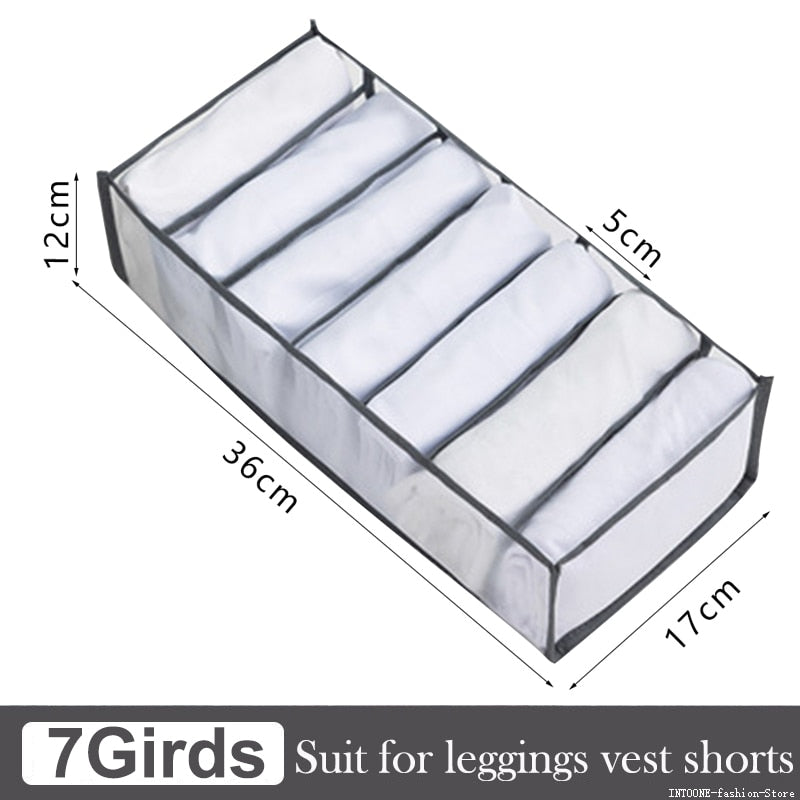 Wardrobe Organizer - Nova Gadget Store Grey 7 grids leggings