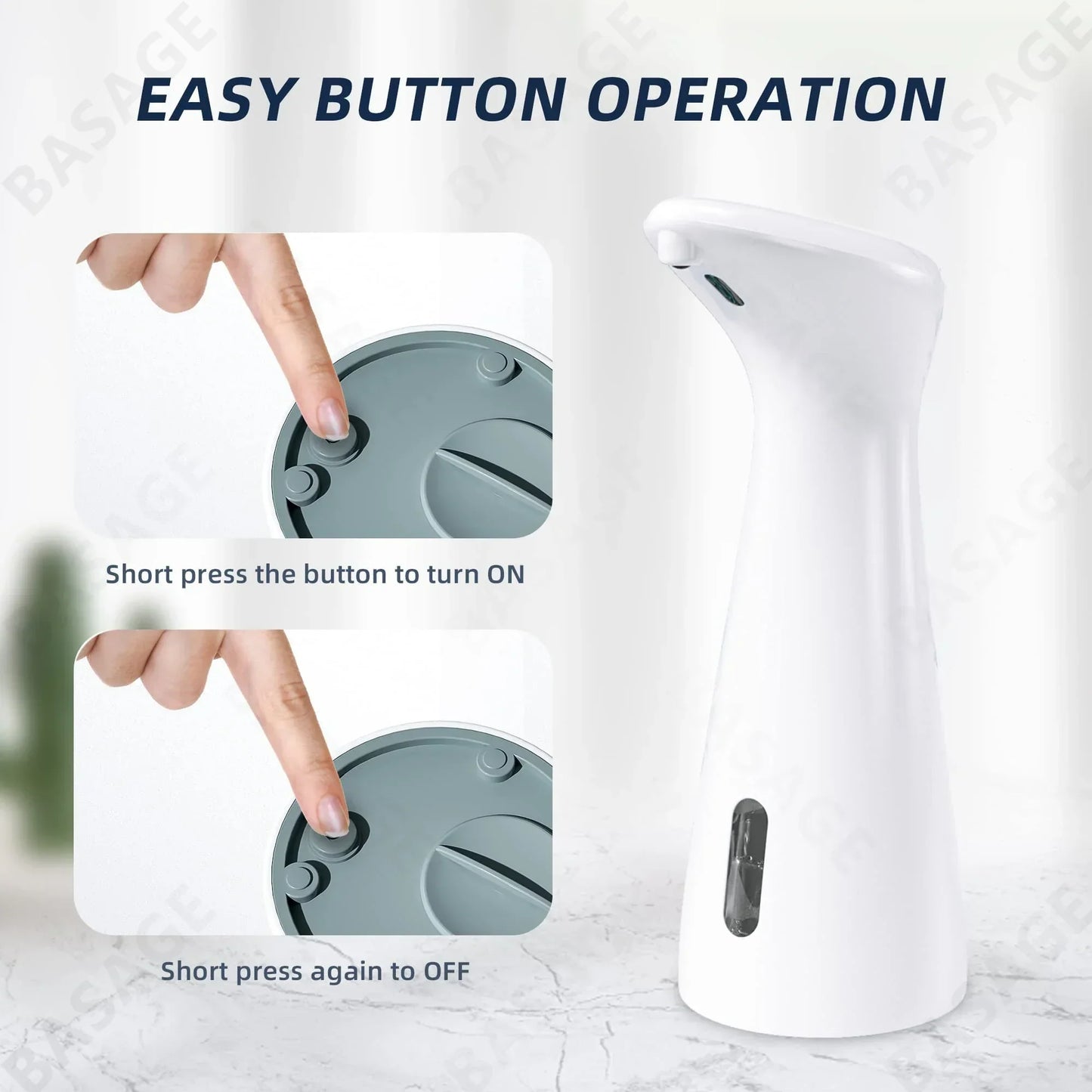 Dispensador de jabón automático con sensor de calidad superior 