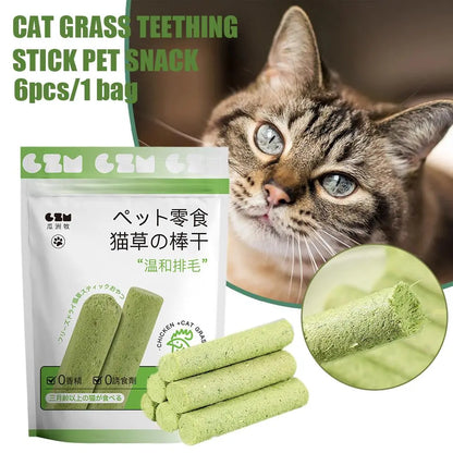 Cat Teeth Cleaning Grass Stick