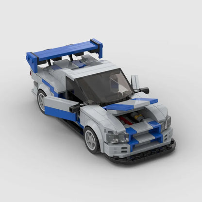 Skyline GT-R R34 MOC Lego