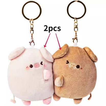 Plush Couple Keychain