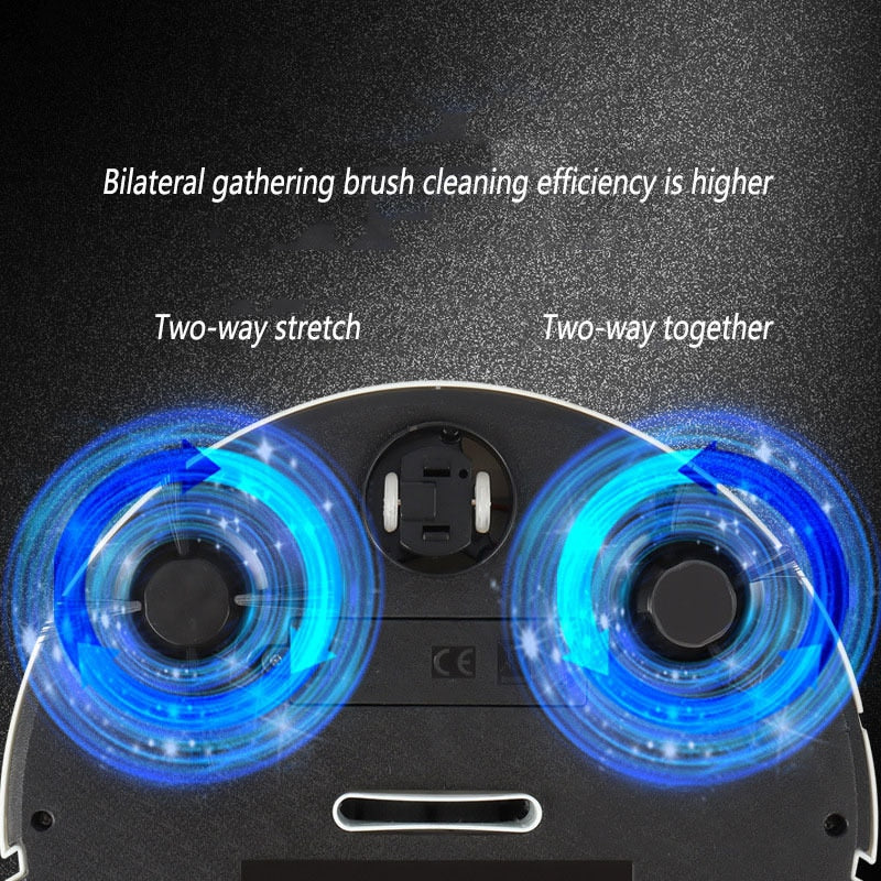 New Automatic Robot Vacuum Cleaner Smart Sweeping Dry Wet Cleaning Machine Charging Intelligent Vacuum Cleaner for Home