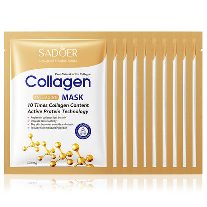 10pcs Collagen Face Mask