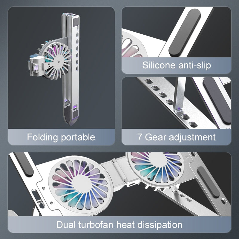 Cooling Fan Laptop Stand