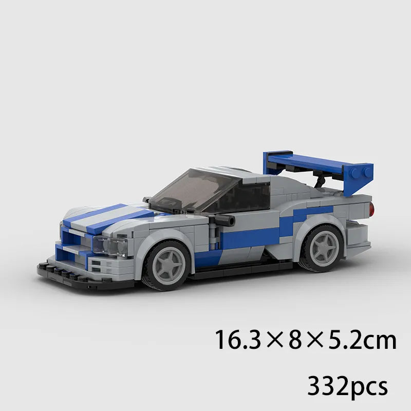 Skyline GT-R R34 MOC Lego