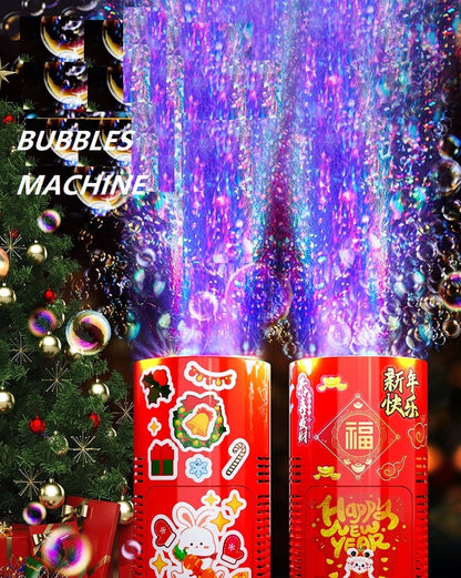 Fireworks bubble machine