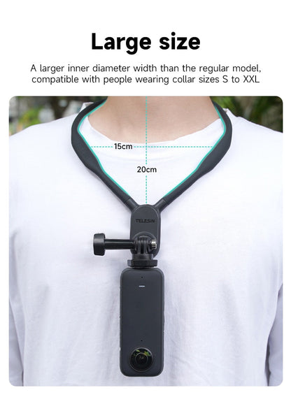 Neck Hold Mount for GoPro, Smartphones