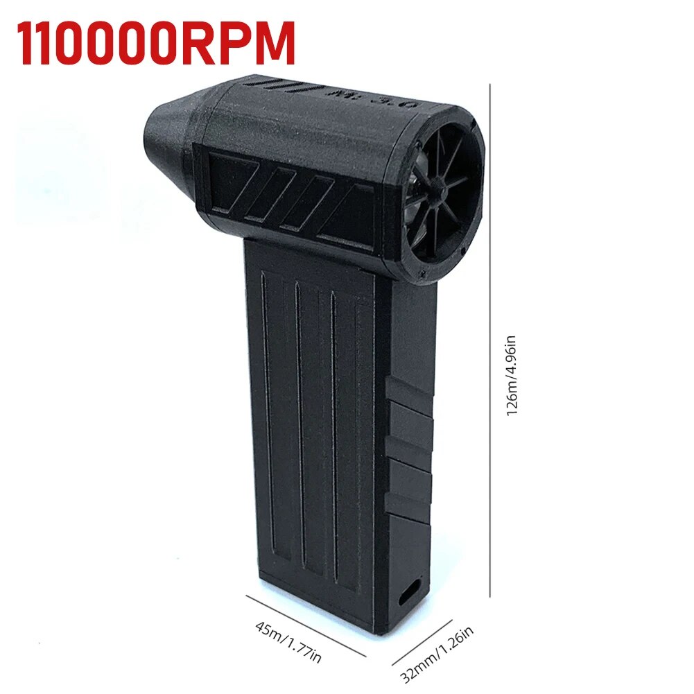 Mini 110000RPM Wireless Turbo Jet Fan for Cleaning & BBQ