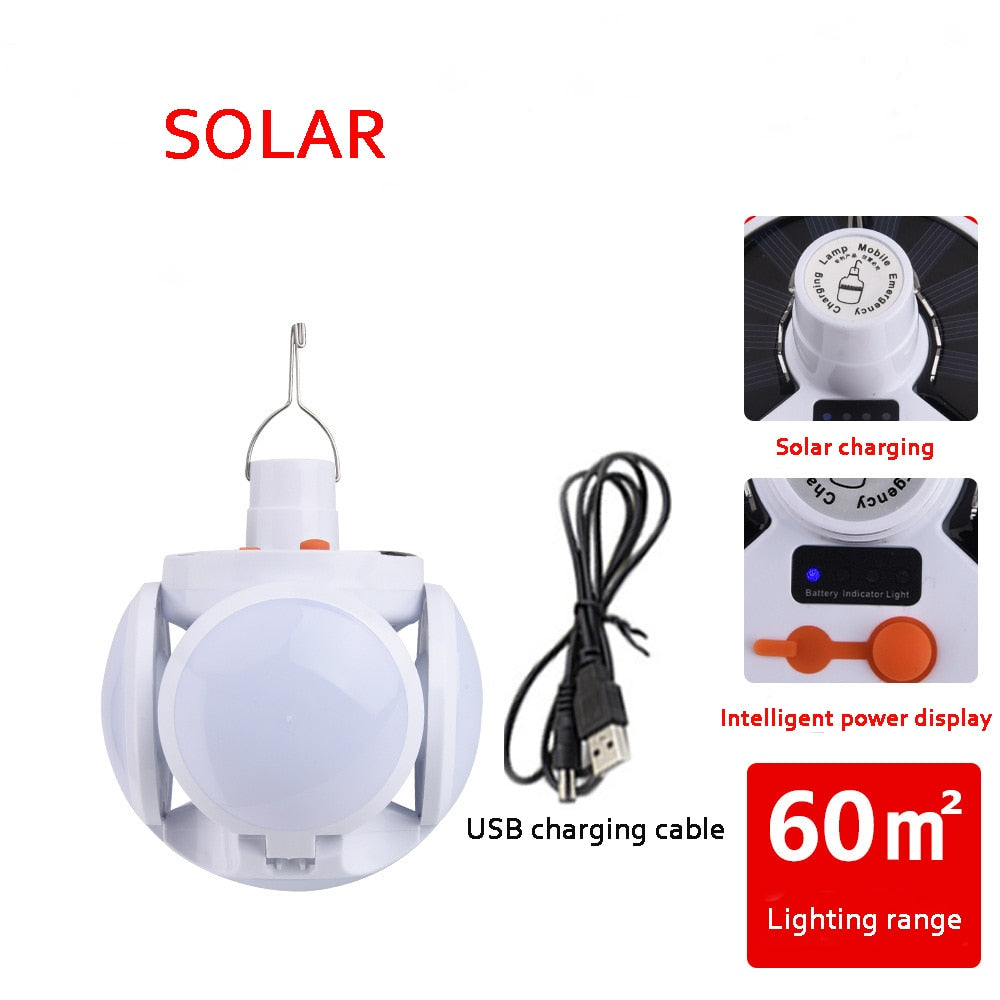 Portable LED Solar Bulb