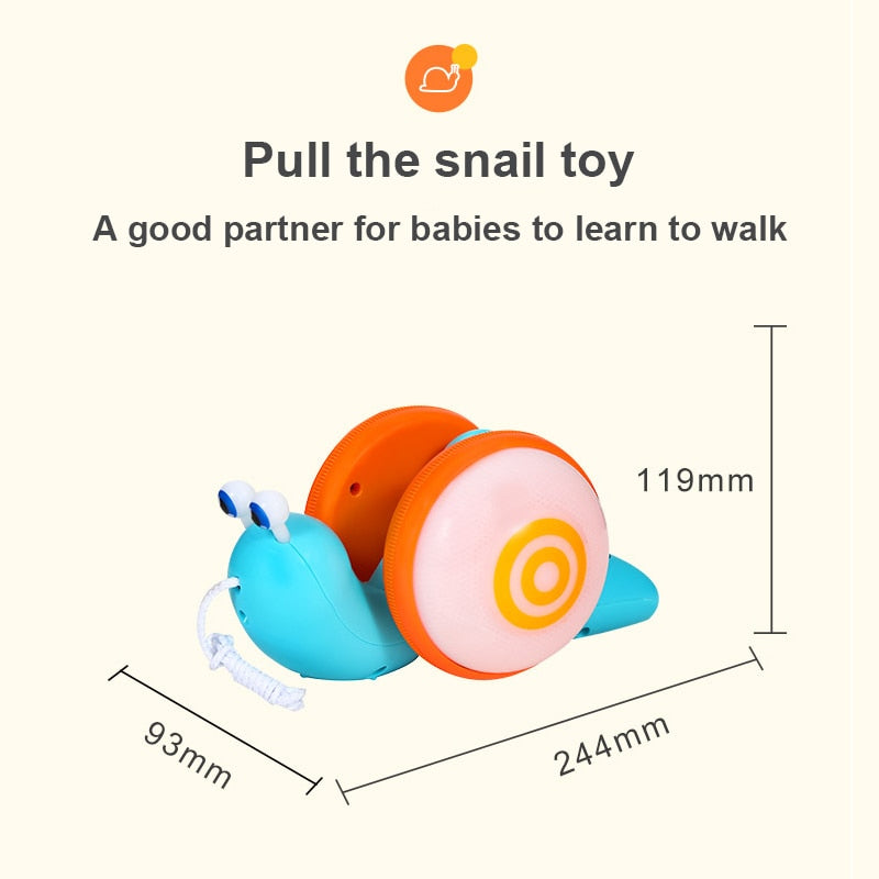 Pull-Along Snail