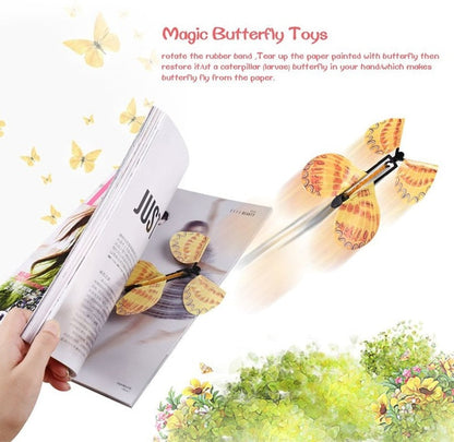 Magic Wind Up Flying Butterfly