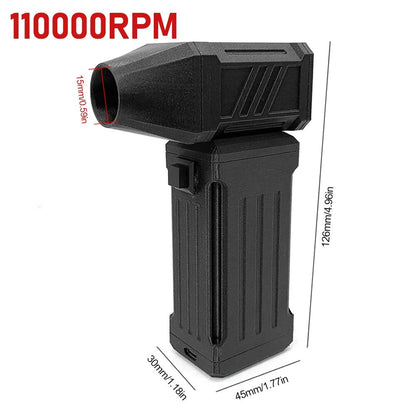 Mini 110000RPM Wireless Turbo Jet Fan for Cleaning & BBQ