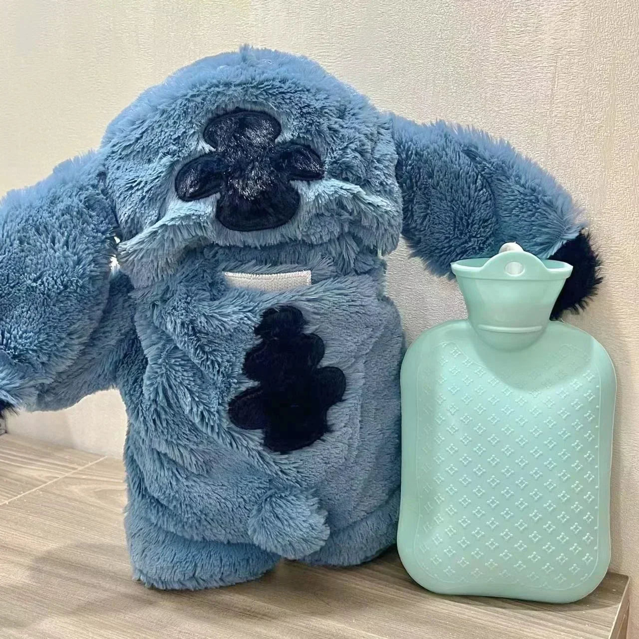 Kawaii Turo Lilo Stitch Plush Hot Water Bottle