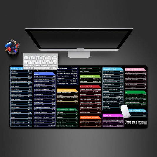 Keyboard Shortcut Mouse Pad