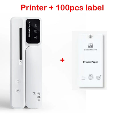 PC160Q  Efficient Portable Thermal Photo Printer mini camera printer with thermal sticker paper