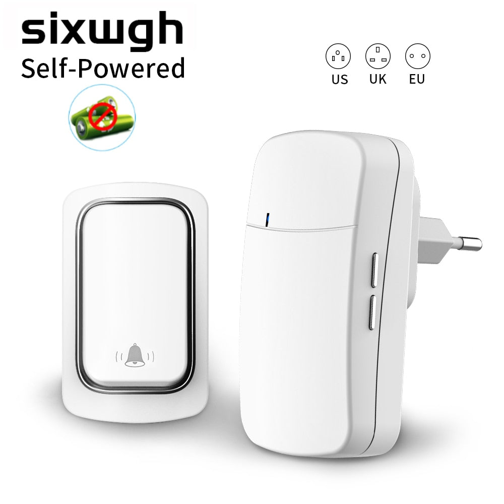 Wireless Doorbell - Nova Gadget Store White / US