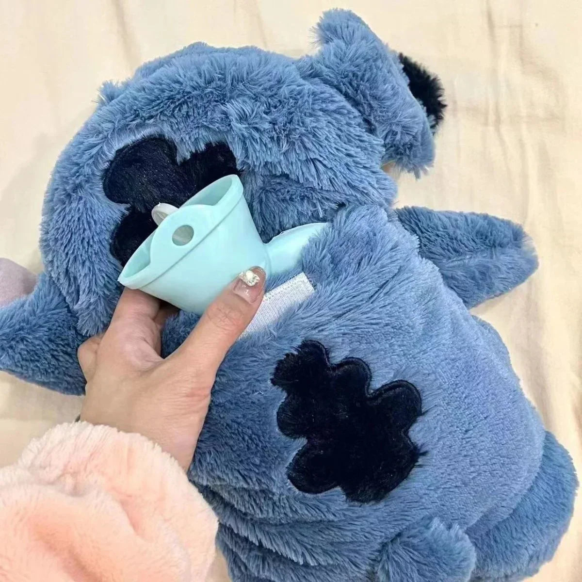 Kawaii Turo Lilo Stitch Plush Hot Water Bottle