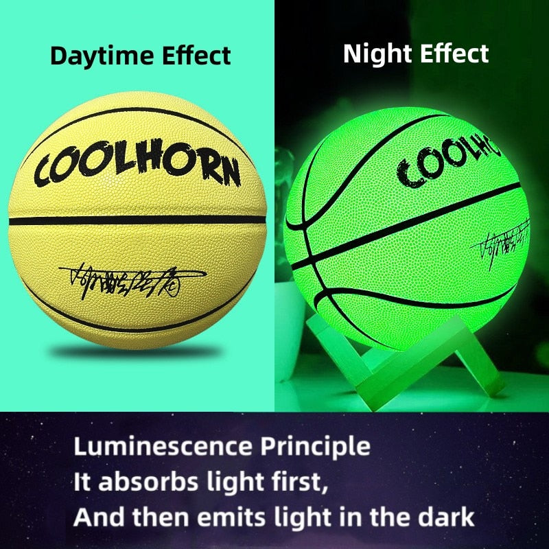 Glowing Basketball ball