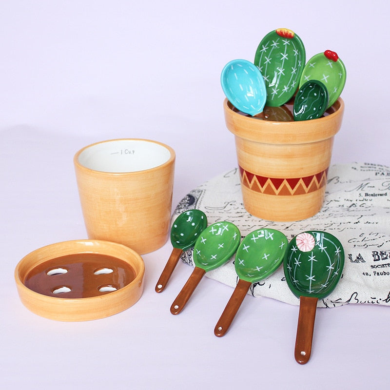 Cactus Spoon Measuring Set