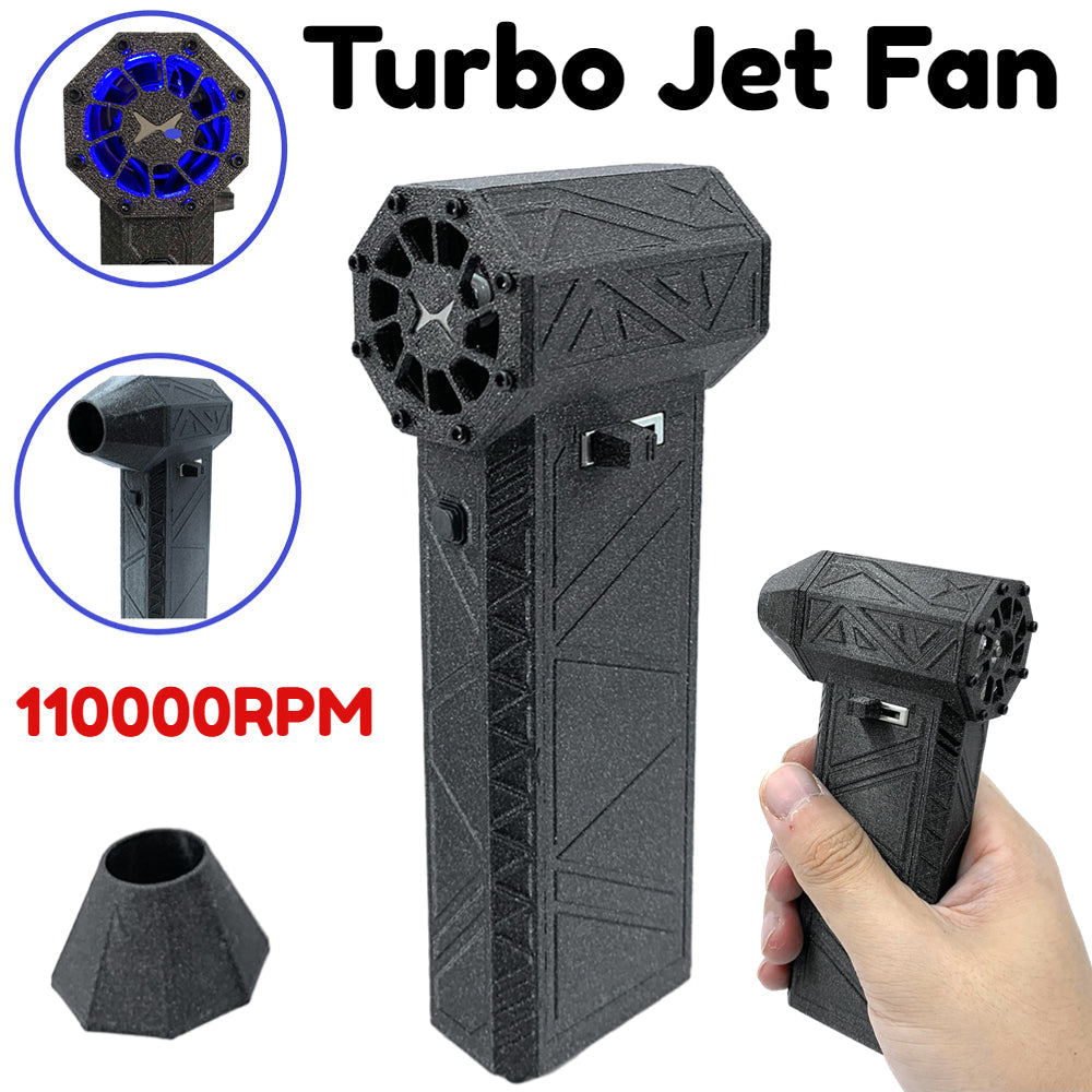 Mini 110000RPM Wireless Turbo Jet Fan for Cleaning & BBQ