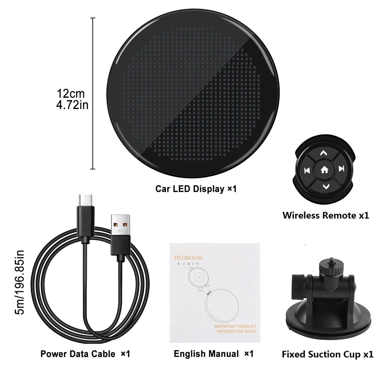 Car Emoji LED light Display