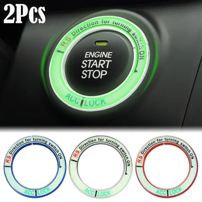 Luminous Car Ignition Switch Stickers