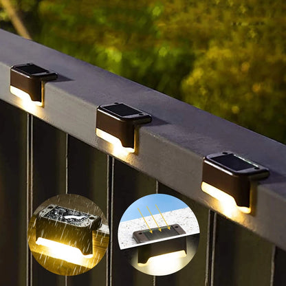 Solar Deck Lights - Nova Gadget Store Warm White / 4PCS