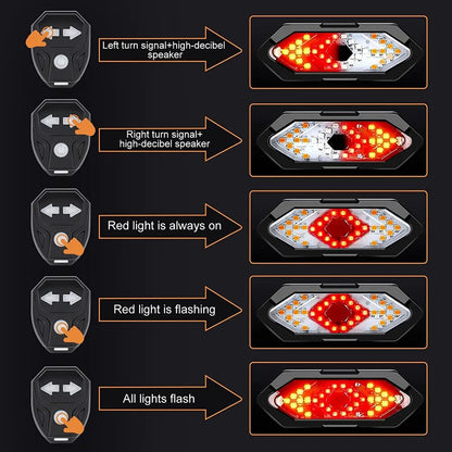 Bicycle Turn Signal Light