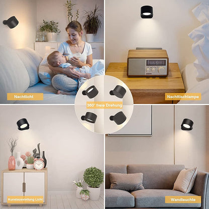 USB Rechargeable LED Wall Light