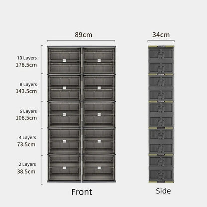 New Dust Proof Foldable Shoe Rack Multi-layer Storage Cabinet